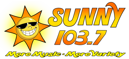 Sunny 103.7 Logo More Music More Variety